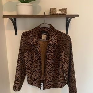 Cheetah Print Jacket/Blazer